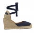 Unisa unisa-dames-leren-dames-espadr Blauw