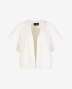 Kiro by Kim off-shoulders-gilet Wit