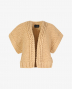 Kiro by Kim off-shoulders-gilet Camel