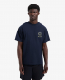Olaf gradient-sun-tee Blauw