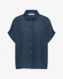 By-Bar karly-viscose-blouse Blauw