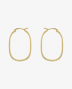 Anna + Nina link-hoop-earrings Goud