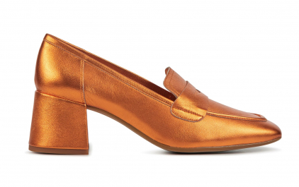 Goot stout Arashigaoka Unisa Unisa Dames Leren Dames Pumps pump Oranje | Van Zuilen Mode