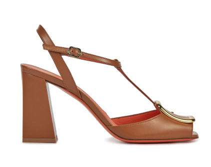 Santoni santoni-dames-leren-dames-sand