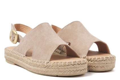 VIA VAI VIA VAI Dames Sandalen 60006 M sandaal Beige Van Zuilen Mode