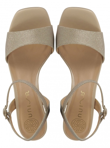 Unisa Dames Sandalen Moraty - sandaal Goud | Zuilen Mode