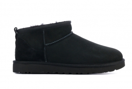 UGG Dames Leren Enkellaa enkellaarsje Zwart | Van Zuilen Mode