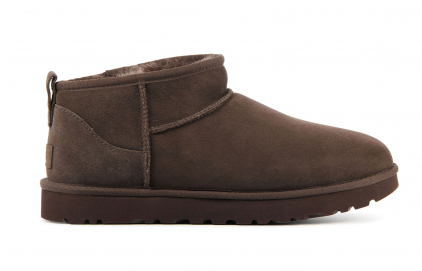 UGG Dames Leren Dames Enkellaa enkellaarsje Bruin Van Mode