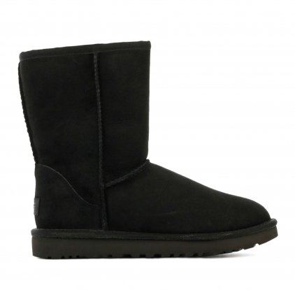 Embryo Direct seks UGG UGG Dames Leren Dames Enkellaa enkellaarsje Zwart | Van Zuilen Mode