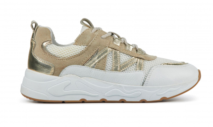 Lina Locchi Lina Locchi Dames Leren Dames sneaker Wit Van Zuilen