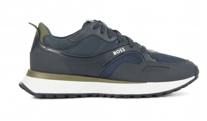 Boss boss-heren-leren-heren-sneaker