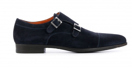 Santoni santoni-heren-leren-heren-gesp