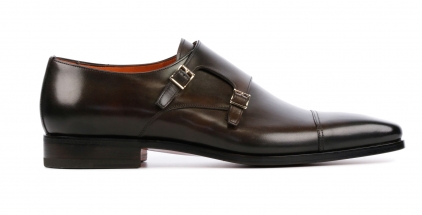 Santoni santoni-heren-leren-heren-gesp
