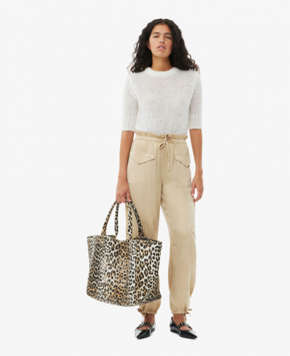Ganni A5822 tas Camel Van Zuilen Mode
