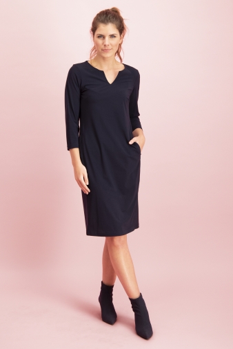 helpen cabine twintig Studio Anneloes Simplicity dress jurk Zwart | Van Zuilen Mode