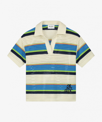 Olaf crochet-knit-polo