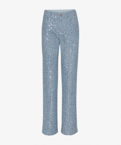 Rotate denim-sequin-straigh