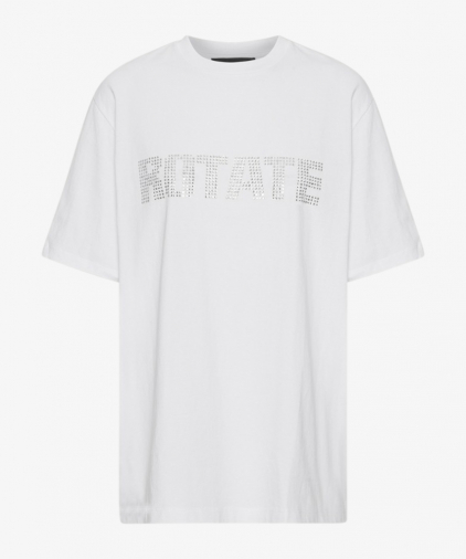 Rotate straight-logo-t-shir