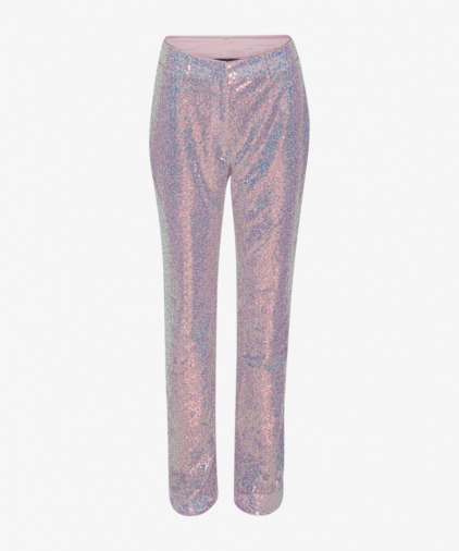 Rotate sequin-straigt-pants