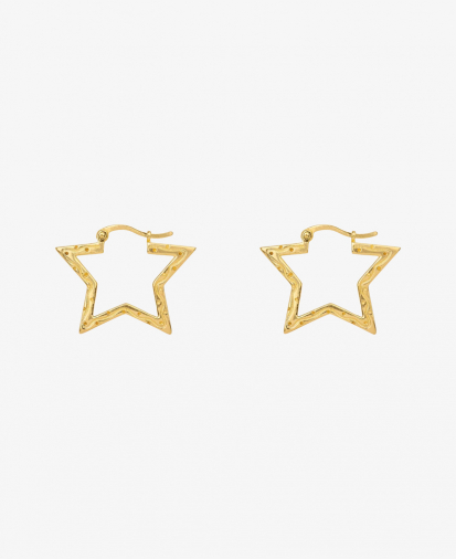 Anna + Nina funky-star-earrings