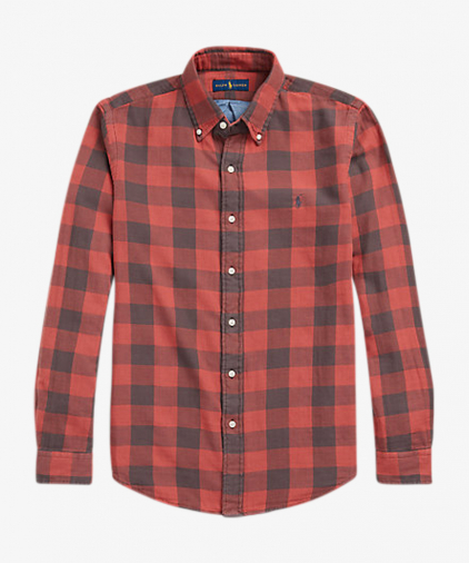 Heren jaren 1950 plaid button down Kleding Herenkleding Overhemden & T-shirts Oxfords & Buttondowns 