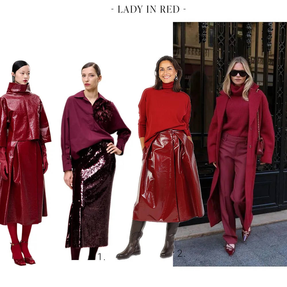 Lady in red