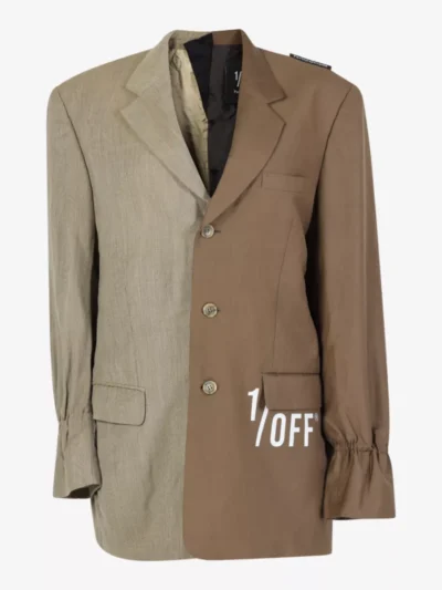 1/off paris 1/off paris blazers 44183-02blazer double Grijs