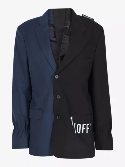 1/off paris 1/off paris blazers 44183-02blazer double Blauw