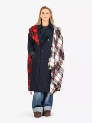 1/off paris 1/off paris jassen Trench x woolen scar Blauw