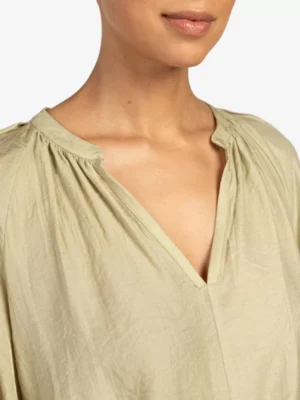 Aaiko Aaiko blouses & tunieken Alanza shine vis 511 Groen
