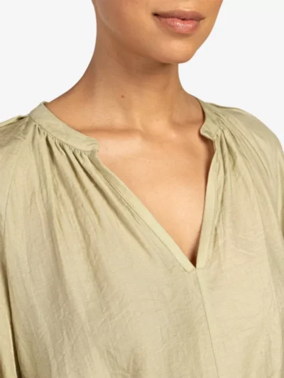 Aaiko Aaiko blouses & tunieken Alanza shine vis 511 Groen