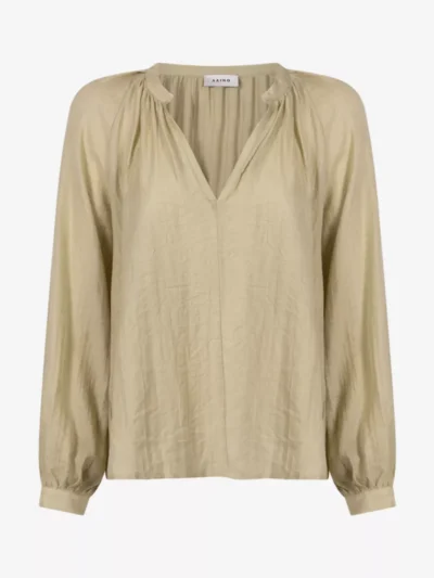 Aaiko Aaiko blouses & tunieken Alanza shine vis 511 Groen