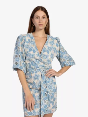 Aaiko Aaiko jurken Bailey lace pes 620 Blauw
