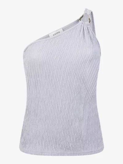 Aaiko Aaiko tshirts & tops Dyani structure pes Zilver