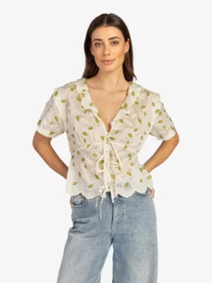 Aaiko Aaiko blouses & tunieken Julyn ten 627 Wit