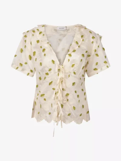 Aaiko Aaiko blouses & tunieken Julyn ten 627 Wit