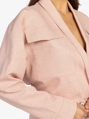 Aaiko Aaiko blazers Loisa twill vis 400 Roze
