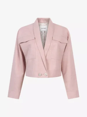 Aaiko Aaiko blazers Loisa twill vis 400 Roze