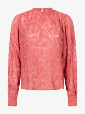Aaiko Aaiko blouses & tunieken Quinty embroidery vi Rood