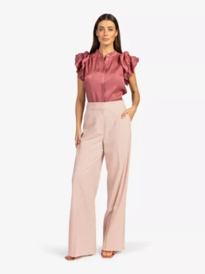Aaiko Aaiko broeken Sonja twill vis 400 Roze