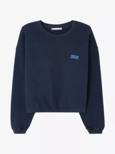 American vintage American vintage truien & vesten Izu03a Blauw