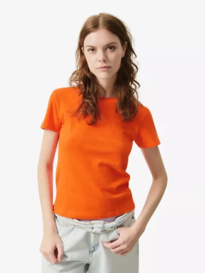 American vintage American vintage tshirts & tops Son28g Oranje