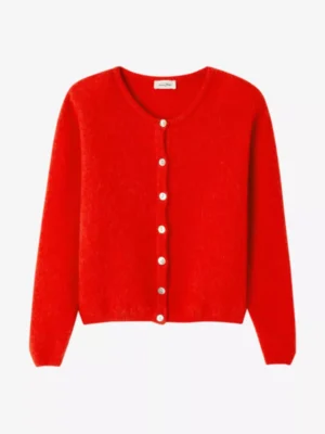 American vintage American vintage truien & vesten Vito19e Rood