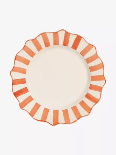 Anna + Nina Anna + Nina accessoires Candy cane scalloped Rood