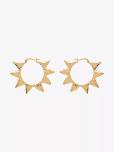 Anna + Nina Anna + Nina accessoires Large soleil hoop ea Goud