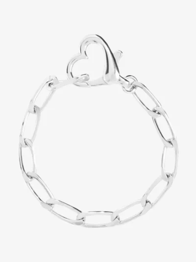 Anna + Nina Anna + Nina accessoires Locked love bracelet Zilver