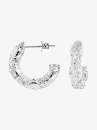 Anna + Nina Anna + Nina accessoires Love city hoop earri Zilver