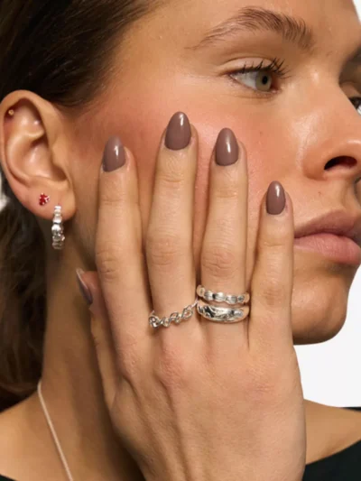 Anna + Nina Anna + Nina accessoires Madeleine ring Zilver
