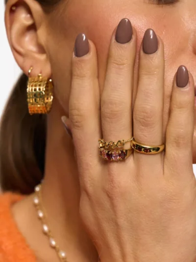 Anna + Nina Anna + Nina accessoires Mon chÃ©ri ring Goud