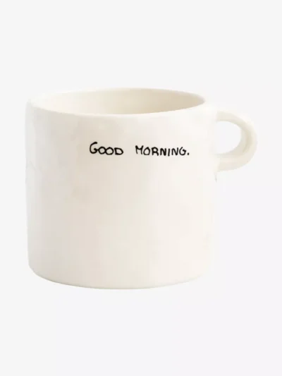 Anna + Nina Anna + Nina accessoires Mug good morning Beige